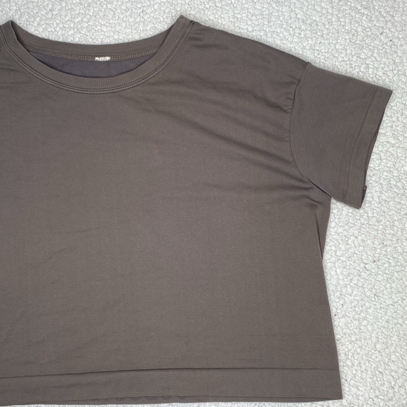 Avocado Brown Athletic Crop Top: Size Large - Picture 4 of 8